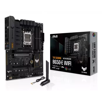 Mātesplate ASUS TUF GAMING B650-E WIFI ATX Socket AM5 DDR5 4x DIMM 192GB Wi‑Fi 6E Bluetooth 5.3 3x M.2 2.5Gb LAN