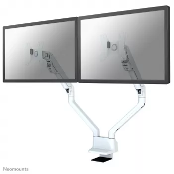 Neomounts FPMA-D750DWHITE2 Divu monitoru roktura stiprinājums 10-32 collu - gāzes atspere - Topfix - 180° pietura