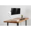 Neomounts NM-D775DXWHITE monitora roka 10-32 collas - gāzes atspere - Topfix - 180° apturēšana