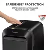 Fellowes Powershred LX221 5050401 mikrogriešanas papīra smalcinātājs, P-5, 20 lapas, 2 x 12 mm, 30 l, 70 dB, melns
