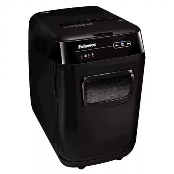 Fellowes AutoMax 200M papīra smalcinātājs, mikrošķiedras griezums, melns