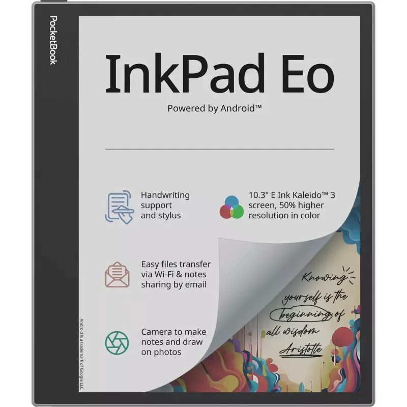 E-grāmatu lasītājs PocketBook InkPad Eo 10.3 collu 64 GB Wi‑Fi