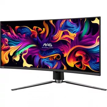 MSI MAG 341CQP QD-OLED 34 collu UltraWide QHD monitors, 3440×1440, 21:9, 0.03 ms, USB centrmezgls, VESA, augstuma regulējams