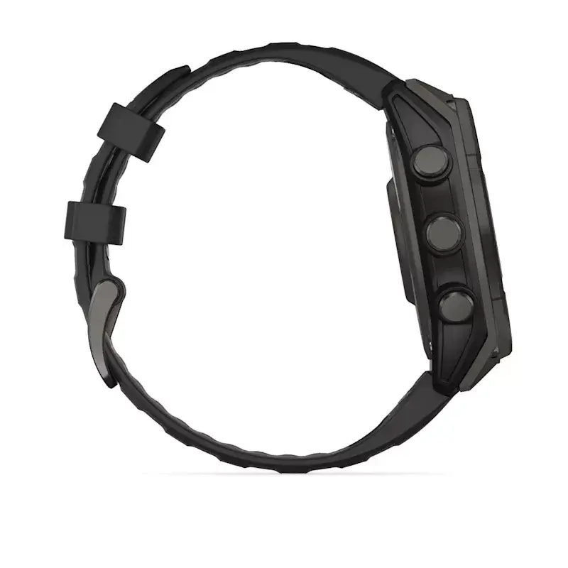 Sporta viedpulkstenis GARMIN fenix 8 Black — 51 mm korpuss, safīra stikls, Solar, GPS, 32 GB, 10 ATM, 1.3 collu displejs