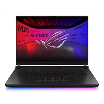 ASUS ROG Strix SCAR 16 G635LX-RW042W Intel Core Ultra 9 275HX klēpjdators 40,6 cm (16 collu) WQXGA 64 GB DDR5-SDRAM 2 TB SSD NVIDIA GeForce RTX 5090 Wi-Fi 7 Windows 11 Home Melns