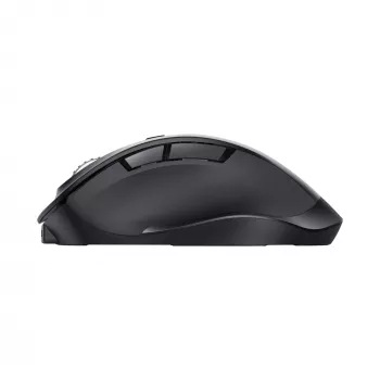 TRUST Fyda Office bezvadu pele labajai rokai — RF + Bluetooth, optiskā 2400 DPI, 6 pogas, melna