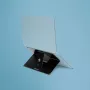 R-Go Tools R-Go Riser Attachable klēpjdatora statīvs, regulējams, piestiprināms pie klēpjdatora, alumīnijs, melns
