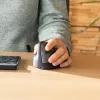 R-Go Tools ergonomiskā pele R-Go HE Break ar pārtraukuma programmatūru, vidēja (rokas izmērs 165-185 mm), kreilim, Bluetooth, melna
