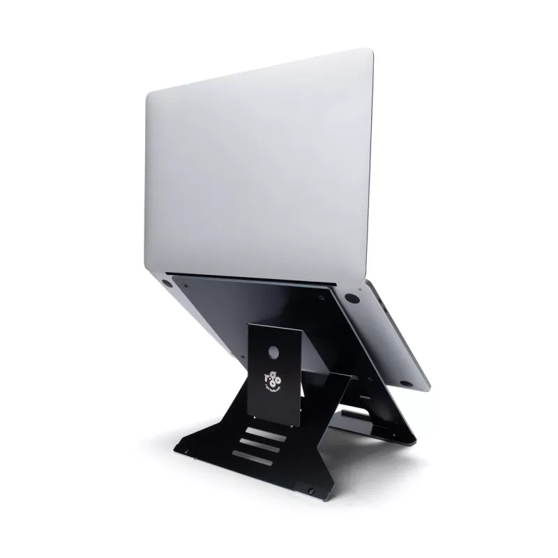 R-Go Tools Laptop statīvs R-Go Riser Document, ergonomisks, salokāms un regulējams statīvs ar dokumentu turētāju, melns