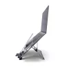 R-Go Tools Laptop statīvs R-Go Riser Document, ergonomisks, salokāms un regulējams statīvs ar dokumentu turētāju, melns