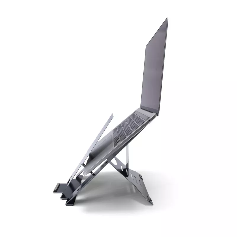 R-Go Tools Laptop statīvs R-Go Riser Document, ergonomisks, salokāms un regulējams statīvs ar dokumentu turētāju, melns
