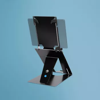 R-Go Tools Planšetes un klēpjdatora statīvs R-Go Riser Duo, piemērots 10-22 collu ekrānam, melns