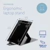 R-Go Tools Planšetes un klēpjdatora statīvs R-Go Riser Duo, piemērots 10-22 collu ekrānam, melns
