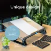 R-Go Tools Dokumentu turētājs R-Go Read2Write, lasīšanai un rakstīšanai, ergonomisks, ar mīkstu putu plaukstas balstu, matēts akrils