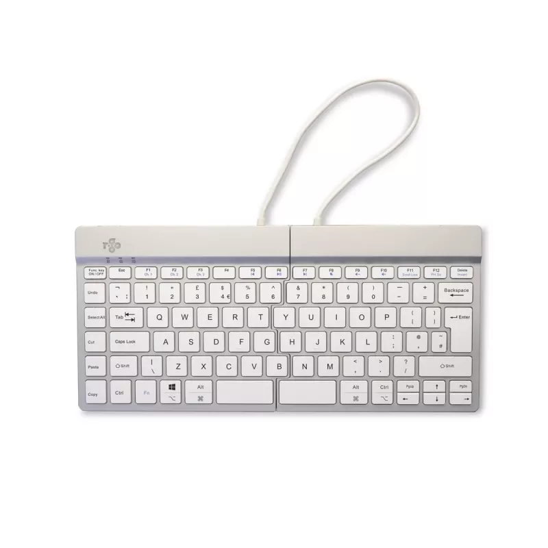 R-Go Tools Split Break RGOSBUKWLWH bezvadu tastatūra, UK burtu izkārtojums, balta