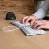R-Go Tools Split Break RGOSBUKWLWH bezvadu tastatūra, UK burtu izkārtojums, balta