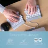 R-Go Tools Split Break RGOSBUKWLWH bezvadu tastatūra, UK burtu izkārtojums, balta