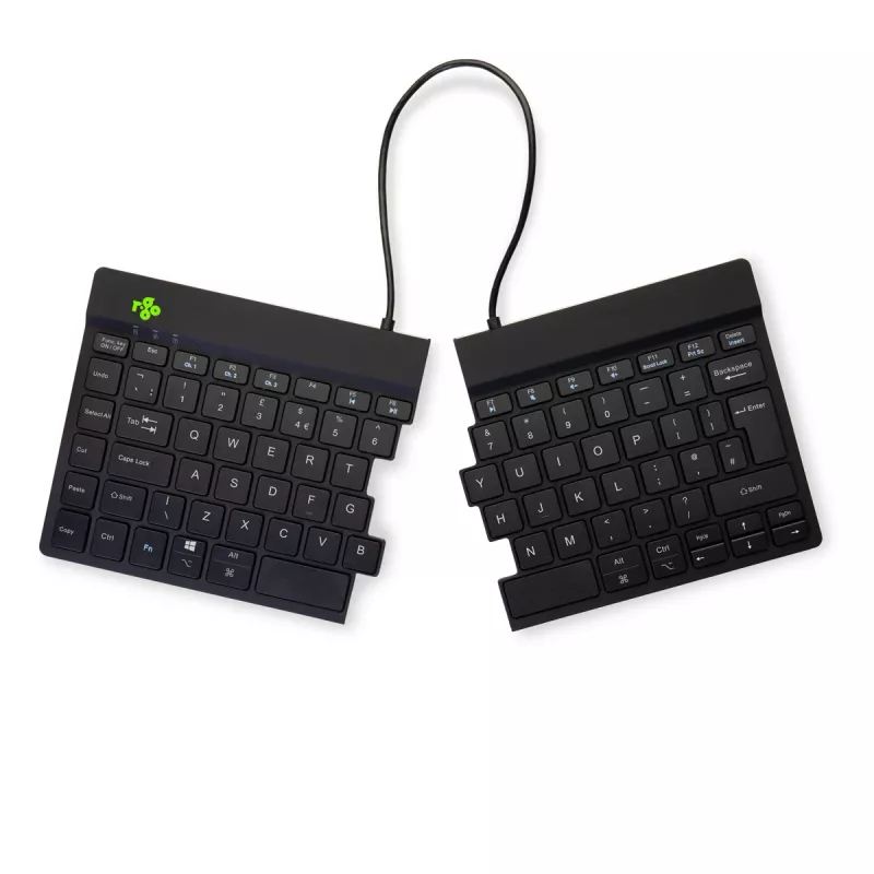 R-Go Tools Compact Break RGOSBUKWLBL bezvadu tastatūra, UK burtu izkārtojums, melna