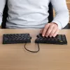 R-Go Tools Compact Break RGOSBUKWLBL bezvadu tastatūra, UK burtu izkārtojums, melna