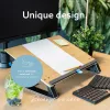 R-Go Tools dokumentu turētājs R-Go Read2Write, lasīšanai un rakstīšanai, ergonomisks, ar mīkstu putuplasta plaukstas balstu, ozolkoks
