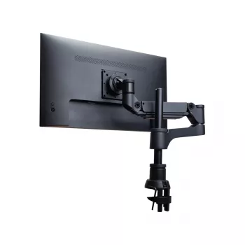 R-Go Tools Monitoru statnis R-Go Caparo Single, pilnībā regulējams ar gāzes atsperi, 3-9 kg slodze, 100% aprites, melns
