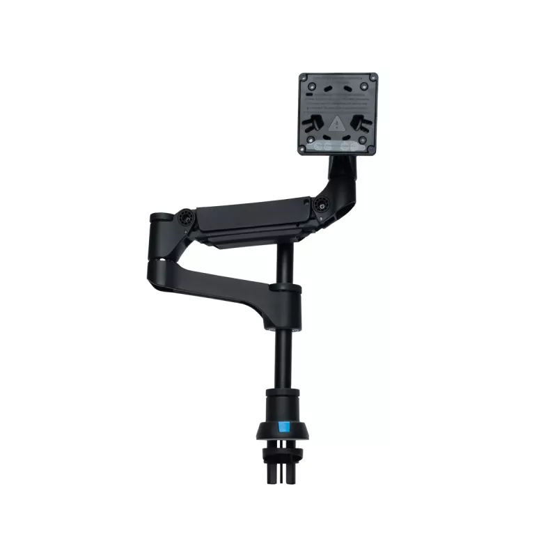 R-Go Tools Monitoru statnis R-Go Caparo Single, pilnībā regulējams ar gāzes atsperi, 3-9 kg slodze, 100% aprites, melns