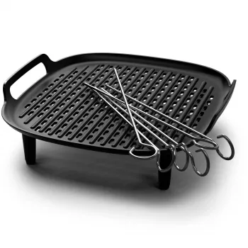 Philips Airfryer Grill Komplekts XXL HD9959/00 – Grila pamatne un iesmi