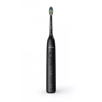 Sonic zobu birste Philips 5500 HX7111/01 — 62 000 kustības/min, 2 režīmi, spiediena sensors, uzlādējama, melna