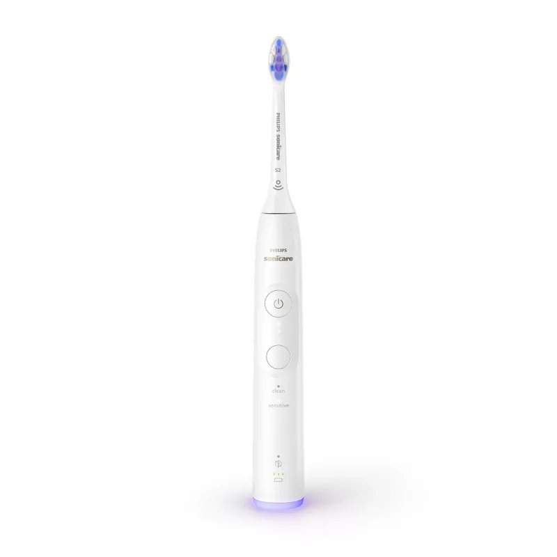 Sonic zobu birste Philips Series 6100 HX7400/01 — soniskā, 62 000 kustību/min, 2 režīmi, 3 ātrumi, balta, uzlādējama