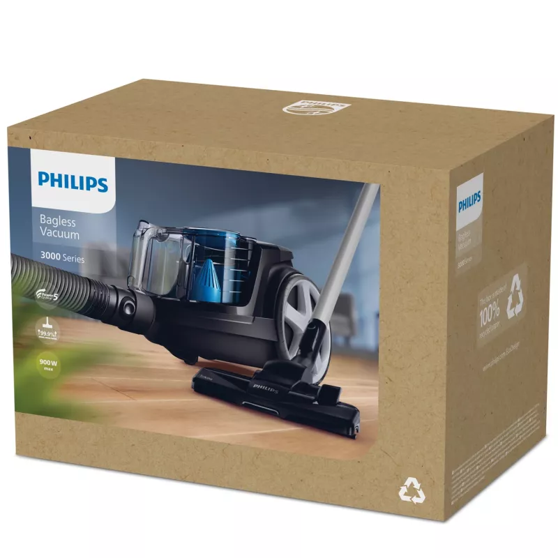 Philips 3000 sērijas FC9331/09 putekļsūcējs 1.5 L cilindrisks sausā tīrīšana 900 W bez maisa