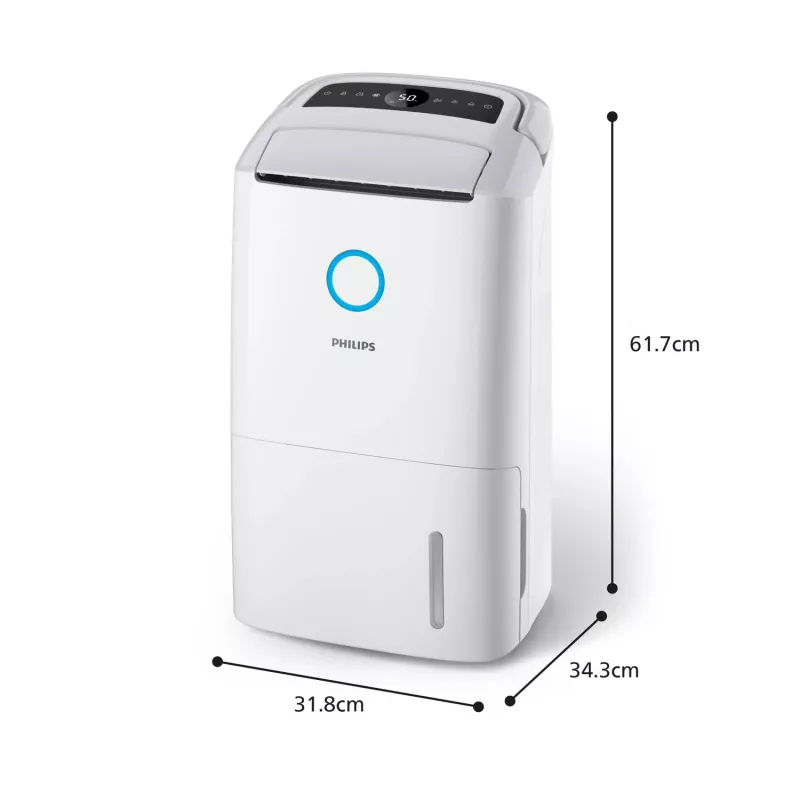 Philips 5000 sērijas DE5305/11 gaisa sausinātājs 4 L 54 dB Balts