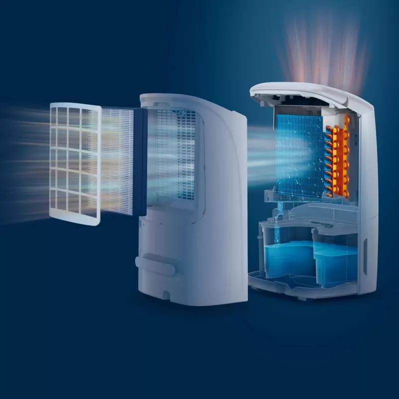 Philips 5000 sērijas DE5305/11 gaisa sausinātājs 4 L 54 dB Balts