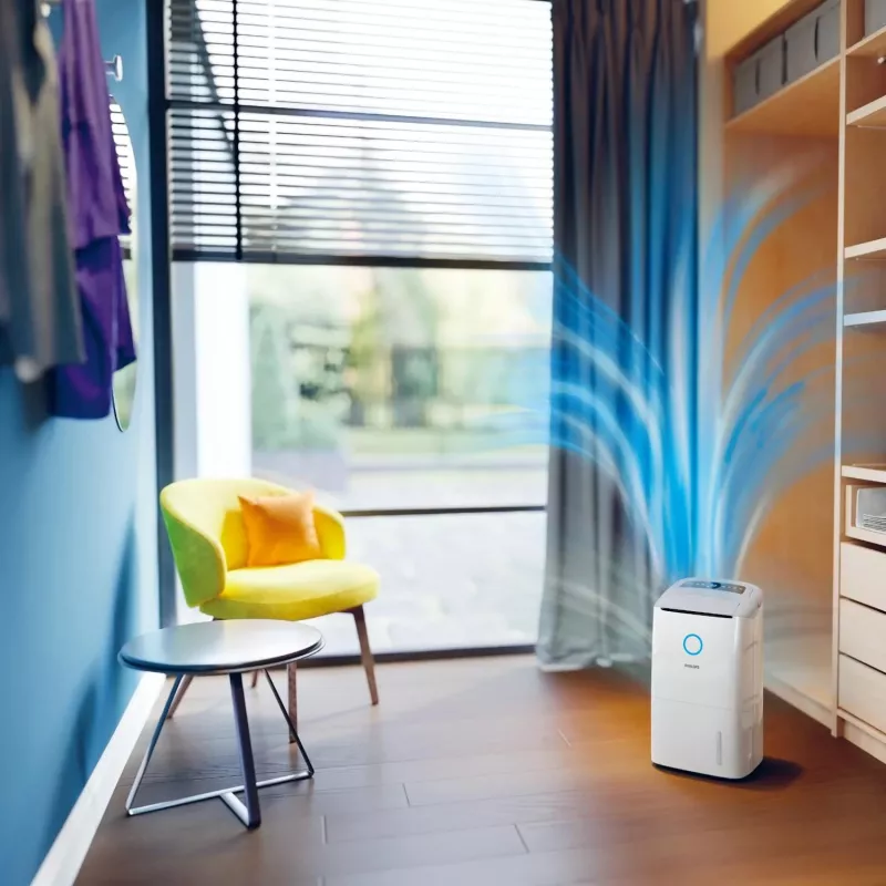 Philips 5000 sērijas DE5305/11 gaisa sausinātājs 4 L 54 dB Balts