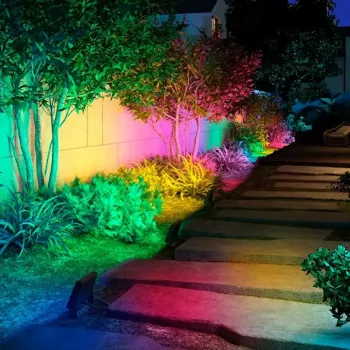 OLLO VS121C-50W-RGB āra LED prožektors — 50 W, 4750 lm, RGB