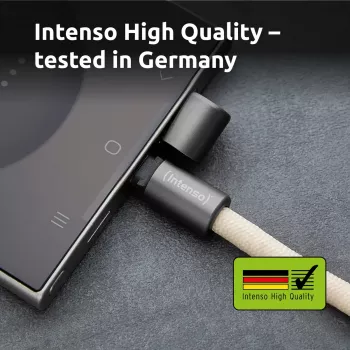 USB-C kabelis Intenso Handykette 1,65m bēšs