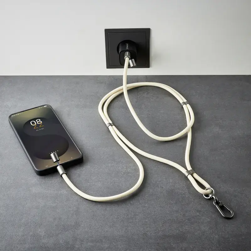 USB-C kabelis Intenso Handykette 1,65m bēšs