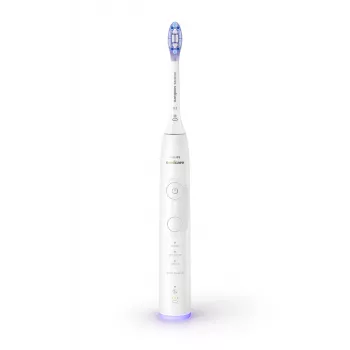 Sonic zobu suka Philips Series 7100 HX7420/01 — 62 000 kustības/min, 4 režīmi, spiediena sensors, Bluetooth, uzlādējama (balta)