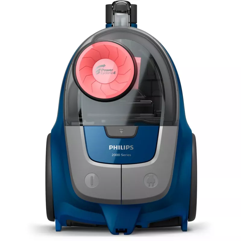 Philips 2000 sērijas XB2123/09 cilindriskais putekļsūcējs — 850 W, 1.3 L ciklons, paklājiem un cietajām grīdām