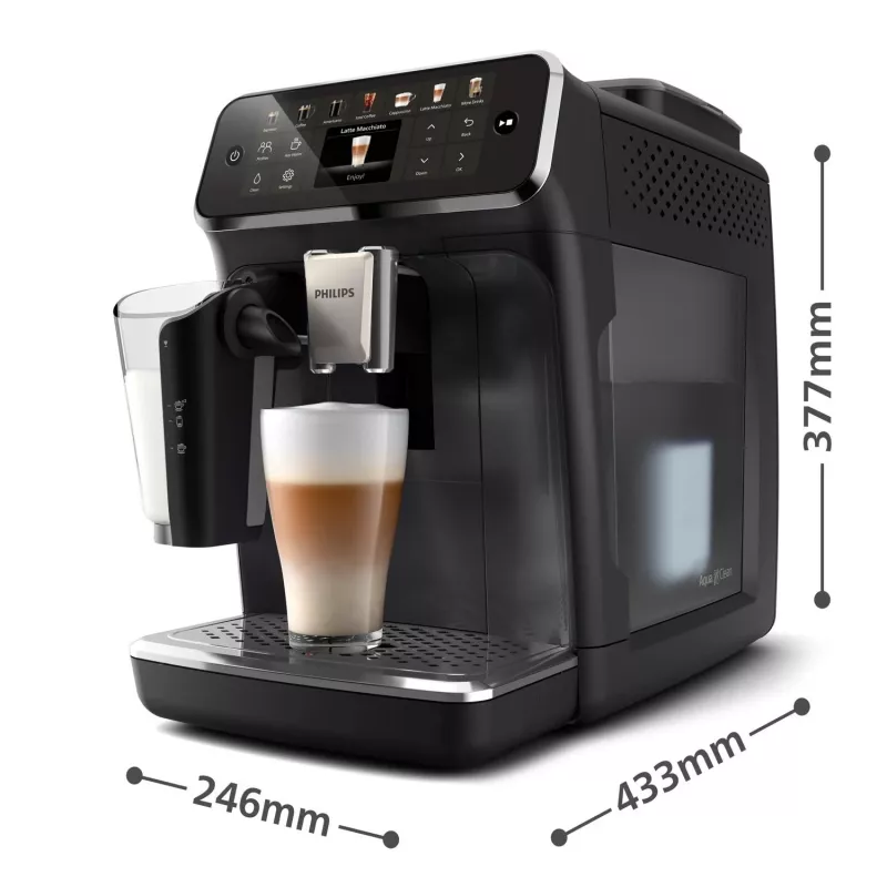 Philips 4400 Series EP4441/50 pilnībā automātiska espresso kafijas automāts, 1.8 L