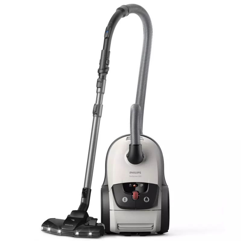 Cilindriskais putekļsūcējs Philips 8000 sērija XD8142/12 — 900 W, 4 L maiss, HEPA, 12 m darbības rādiuss
