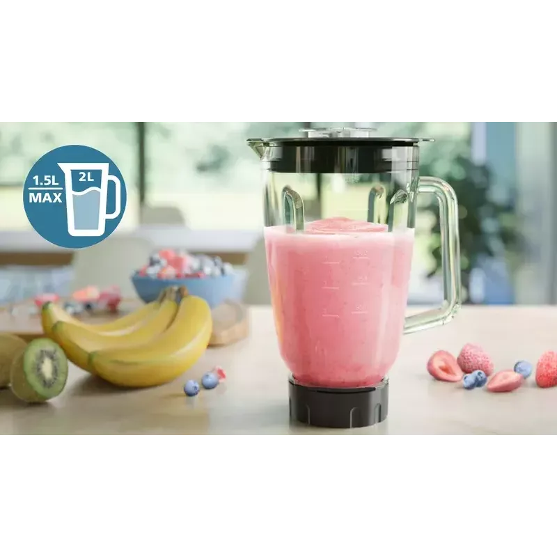 Galda blenderis Philips 5000 sērija HR3041/00 Melns Pelēks