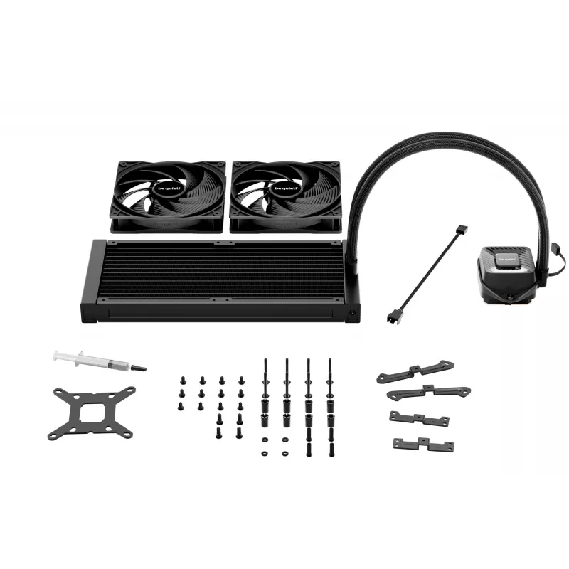 Šķidruma dzesētājs be quiet! PURE LOOP 3 — 140 mm ventilators, Melns, atbalsta LGA 1150/1151/1155/1200/1700 un AM4/AM5