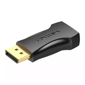 Vention HBOB0 DisplayPort–HDMI adapteris, DP vīrišķais–HDMI sievišķais, melns, zeltīti kontakti