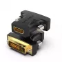 Vention HDMI Sievišķais uz DVI Vīrišķo Adapteris Melns 1920x1080 60Hz