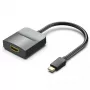 Vention USB Type-C uz HDMI adapteris TDCBB, 0.15 m, 3840×2160, Melns, ABS
