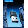 USB Bluetooth tīkla adapteris Vention NAHB0 — bezvadu USB Bluetooth saskarne, melns