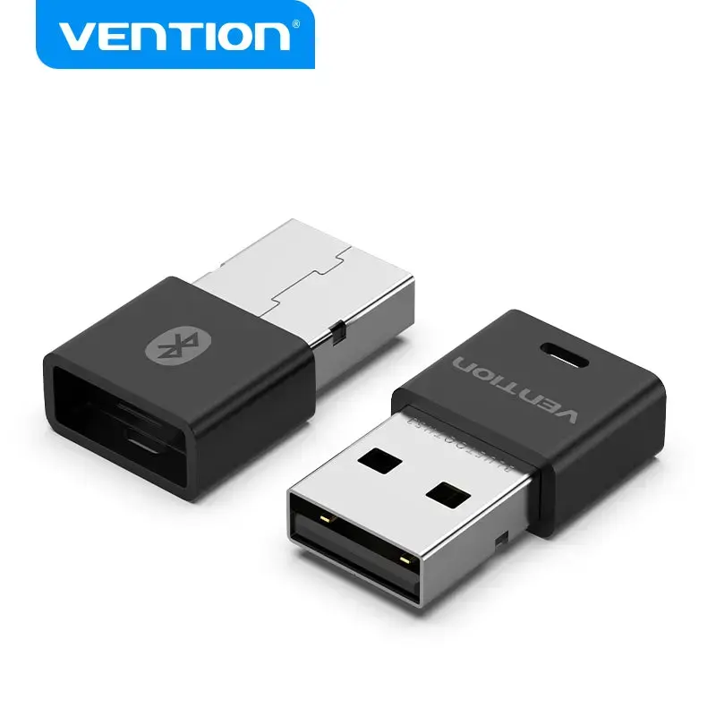 USB Bluetooth tīkla adapteris Vention NAHB0 — bezvadu USB Bluetooth saskarne, melns
