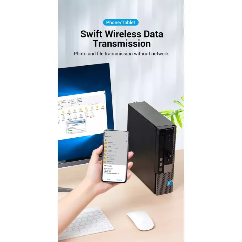 Vention CDSB0 USB Bluetooth 5.0 Adapter Melns