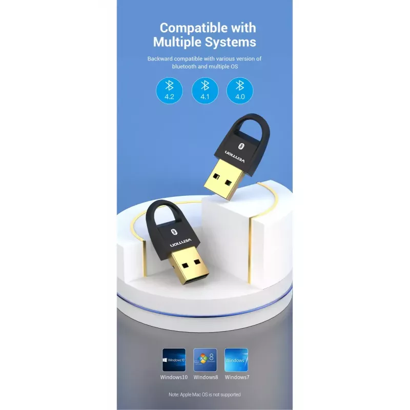USB Bluetooth 5.0 Adapteris Vention CDSW0