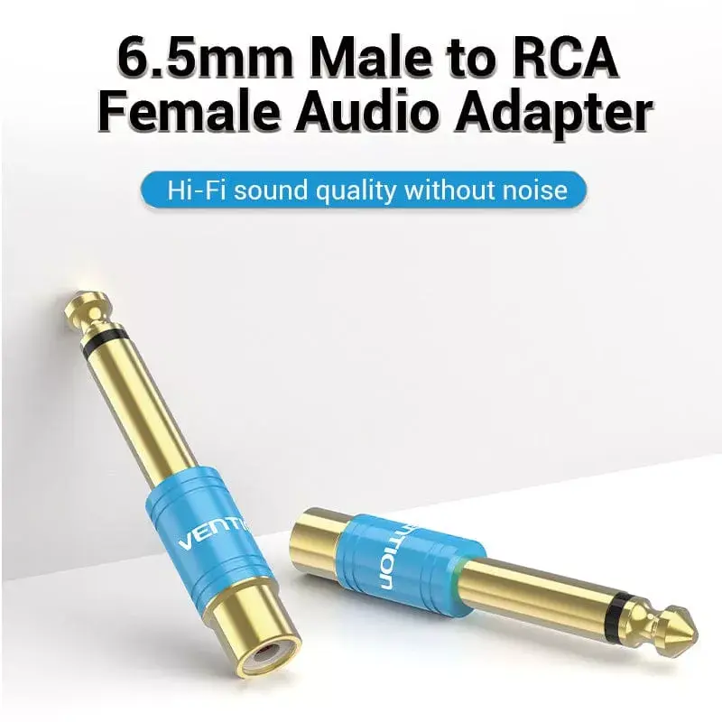 Vention VDD-C03 skaņas adapteris no 6,35 mm uz RCA